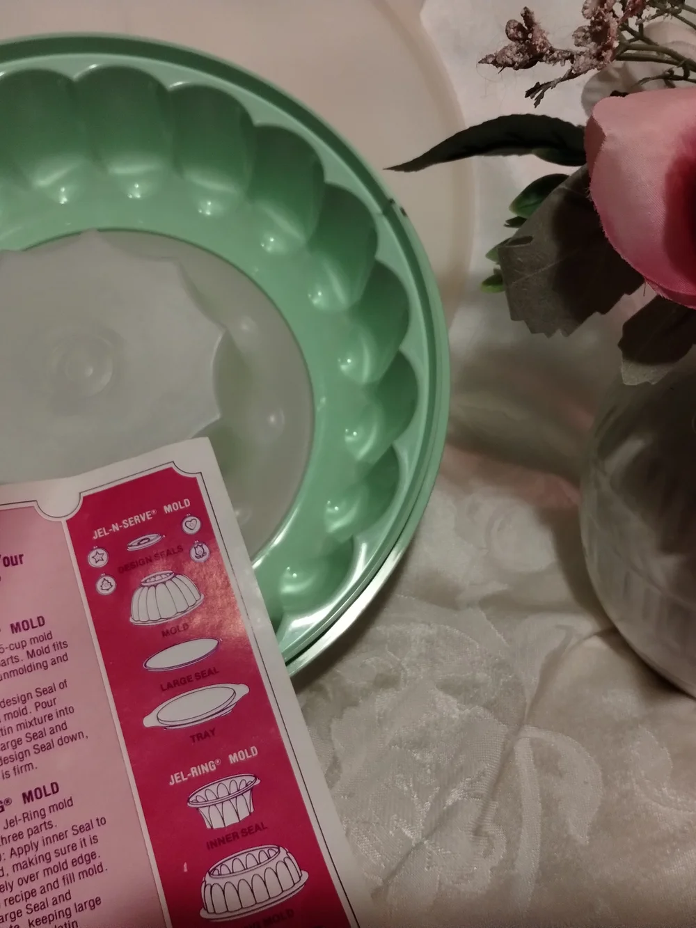 Vintage Green Jell-O Mold